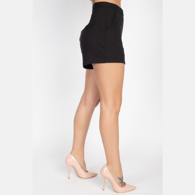 Women's High Waist Mini Shorts
