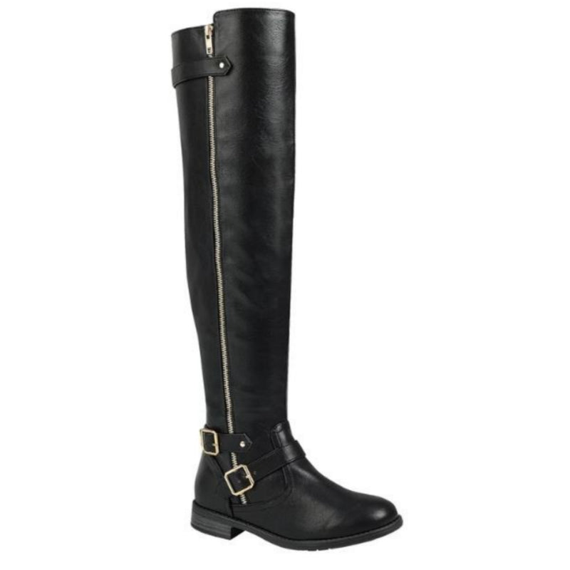 Women's Buckle Strap Over the Knee Boots