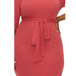 Women's Plus Size Off Shoulder Bodycon Maxi Dress - Lookeble